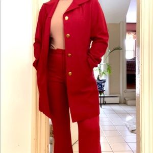Custom Vintage Women’s Red Suit